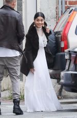 VANESSA and STELLA HUDGENS Out in Beverly Hills 11/12/2017