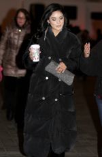 VANESSA HUDGENS and ANNALEIGH ASHFORD on the Set of Second Act in New York 11/08/2017