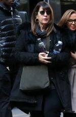 VANESSA HUDGENS and LEAH REMINI Arrives on the Set of Second Act in New York 11/20/2017
