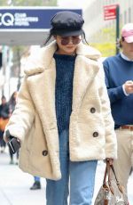 VANESSA HUDGENS Arrives at Second Act Set in New York 11/09/2017