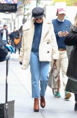 VANESSA HUDGENS Arrives at Second Act Set in New York 11/09/2017