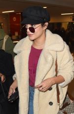 VANESSA HUDGENS at LAX Airport in Los Angeles 11/10/2017