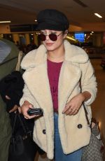 VANESSA HUDGENS at LAX Airport in Los Angeles 11/10/2017