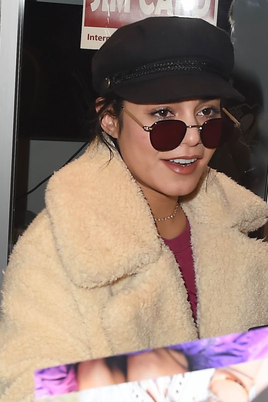VANESSA HUDGENS at LAX Airport in Los Angeles 11/10/2017