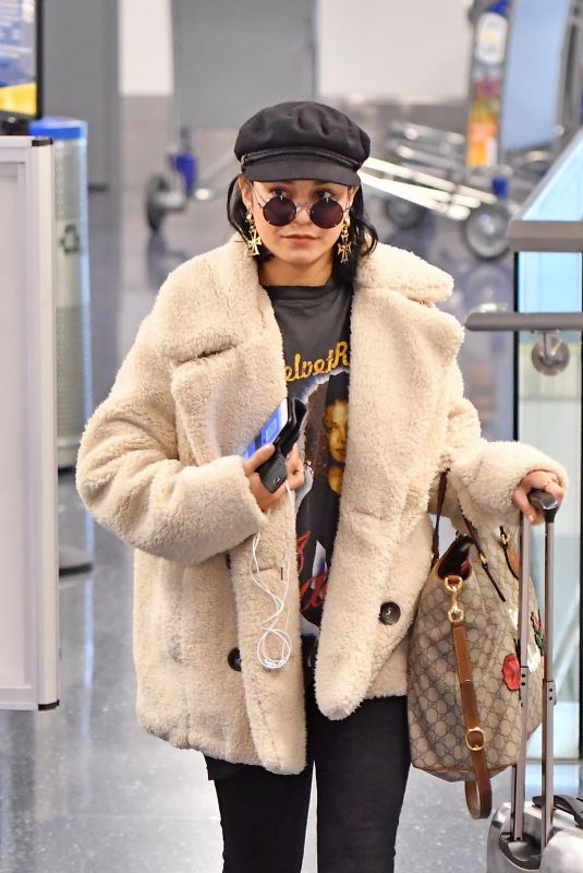 VANESSA HUDGENS at Los Angeles International Airport 11/07/2017