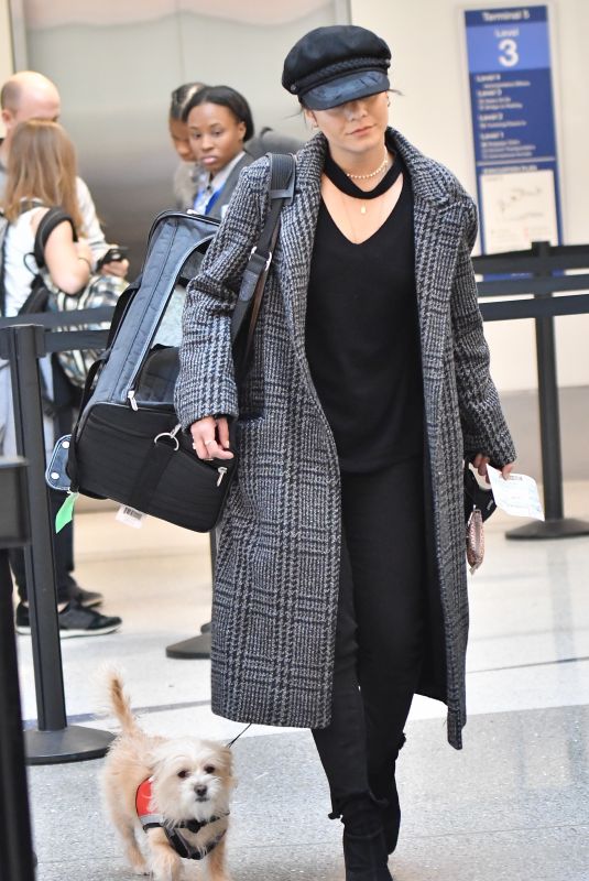VANESSA HUDGENS at Los Angeles International Airport 11/19/2017