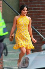 VANESSA HUDGENS on the Set of Dog Days in Los Angeles 11/03/2017
