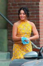 VANESSA HUDGENS on the Set of Dog Days in Los Angeles 11/03/2017