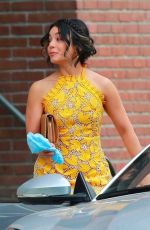 VANESSA HUDGENS on the Set of Dog Days in Los Angeles 11/03/2017