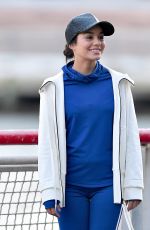 VANESSA HUDGENS on the Set of Second Act in New York 11/27/2017