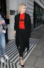 VANESSA KIRBY Leaves BBC Radio 2 Studio in London 11/23/2017