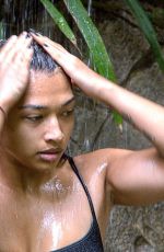VANESSA WHITE on the Set of Ii’m a Celebrity… Get Me Out of Here! in Australia 11/25/2017