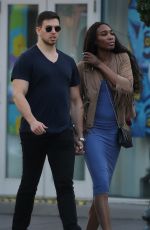 VENUS WILLIAMS and Ekio Pis Out in New Orleans 11/15/2017