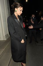 VICTORIA BECKHAM Laves her Store at Dover Street in London 11/28/2017