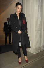 VICTORIA BECKHAM Laves her Store at Dover Street in London 11/28/2017
