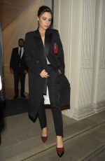 VICTORIA BECKHAM Laves her Store at Dover Street in London 11/28/2017