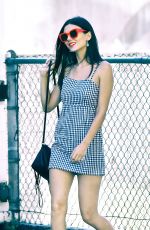 VICTORIA JUSTICE on the Set of a Photoshoot in Studio City 11/21/2017