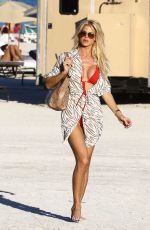 VICTORIA SILVSTEDT at a Beach in Miami 11/24/2017