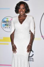 VIOLA DAVIS at American Music Awards 2017 at Microsoft Theater in Los Angeles 11/19/2017