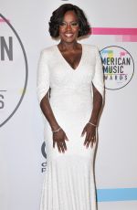 VIOLA DAVIS at American Music Awards 2017 at Microsoft Theater in Los Angeles 11/19/2017