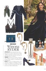 WINONA RYDER in Marie Claire Magazine, Mexico November 2017