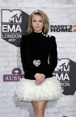 ZARA LARSSON at 2017 MTV Europe Music Awards in London 11/12/2017