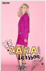 ZARA LARSSON in Tina Magazine, Netherlands November 2017