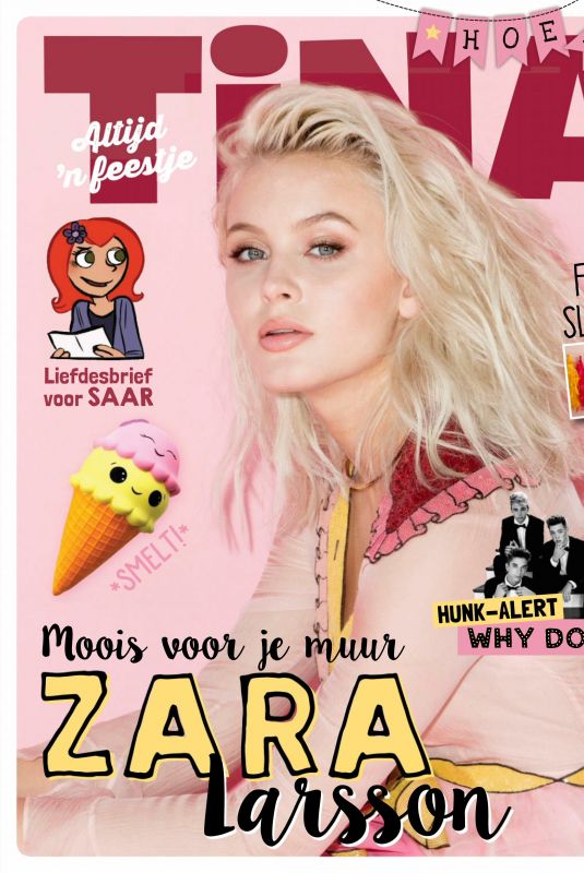 ZARA LARSSON in Tina Magazine, Netherlands November 2017
