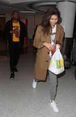 ZENDAYA COLEMAN at Los Angeles International Airport 11/22/2017