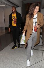 ZENDAYA COLEMAN at Los Angeles International Airport 11/22/2017
