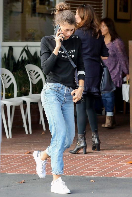 ZENDAYA COLEMAN Out for Lunch at Mauro