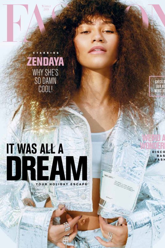 ZENDAYA for Fashion Magazine, Winter 2018 Issue
