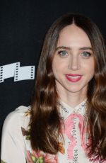 ZOE KAZAN at 2017 Hollywood Film Awards in Beverly Hills 11/05/2017