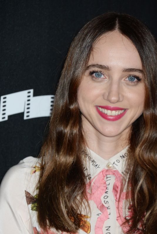 ZOE KAZAN at 2017 Hollywood Film Awards in Beverly Hills 11/05/2017
