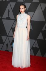 ZOE KAZAN at AMPAS 9th Annual Governors Awards in Hollywood 11/11/2017