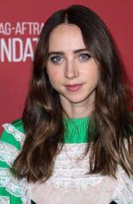 ZOE KAZAN at Sag-Aftra Foundation Patron of the Artists Awards in Beverly Hills 11/09/2017