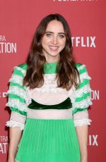 ZOE KAZAN at Sag-Aftra Foundation Patron of the Artists Awards in Beverly Hills 11/09/2017