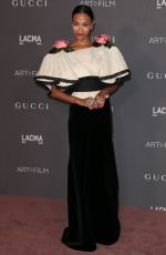 ZOE SALDANA at 2017 LACMA Art + Film Gala in Los Angeles 11/04/2017