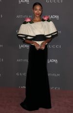 ZOE SALDANA at 2017 LACMA Art + Film Gala in Los Angeles 11/04/2017