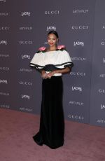 ZOE SALDANA at 2017 LACMA Art + Film Gala in Los Angeles 11/04/2017