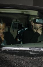 ZOE SALDANA Leaves Madeo Restaurant in West Hollywood 11/16/2017