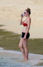 ZOE SALMON in Bikini at a Beach in Barbados 11/05/2017