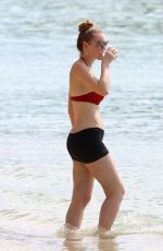 ZOE SALMON in Bikini at a Beach in Barbados 11/05/2017