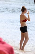 ZOE SALMON in Bikini at a Beach in Barbados 11/05/2017