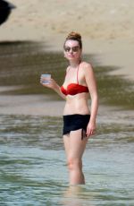 ZOE SALMON in Bikini at a Beach in Barbados 11/05/2017