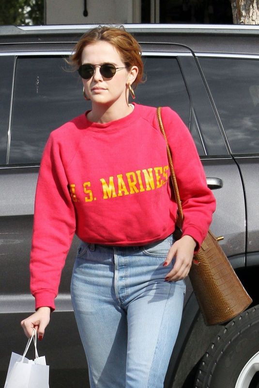 ZOEY DEUTCH Leaves Alfred