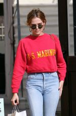 ZOEY DEUTCH Leaves Alfred