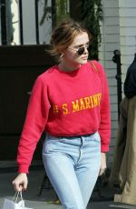 ZOEY DEUTCH Leaves Alfred