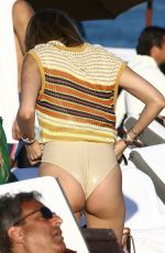 AIDA YESPICA in Swimsuit at a Beach in Miami 12/30/2017