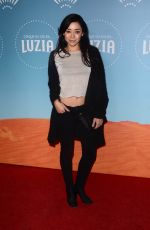 AIMEE GARCIA and NATALIE MARTINEZ at Cirque Du Soleil Presents Luzia at Dodger Stadium in Los Angeles 12/12/2017